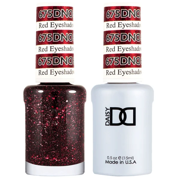 nail polish soft sponge-Dnd Gel 675 Red Eyeshadow