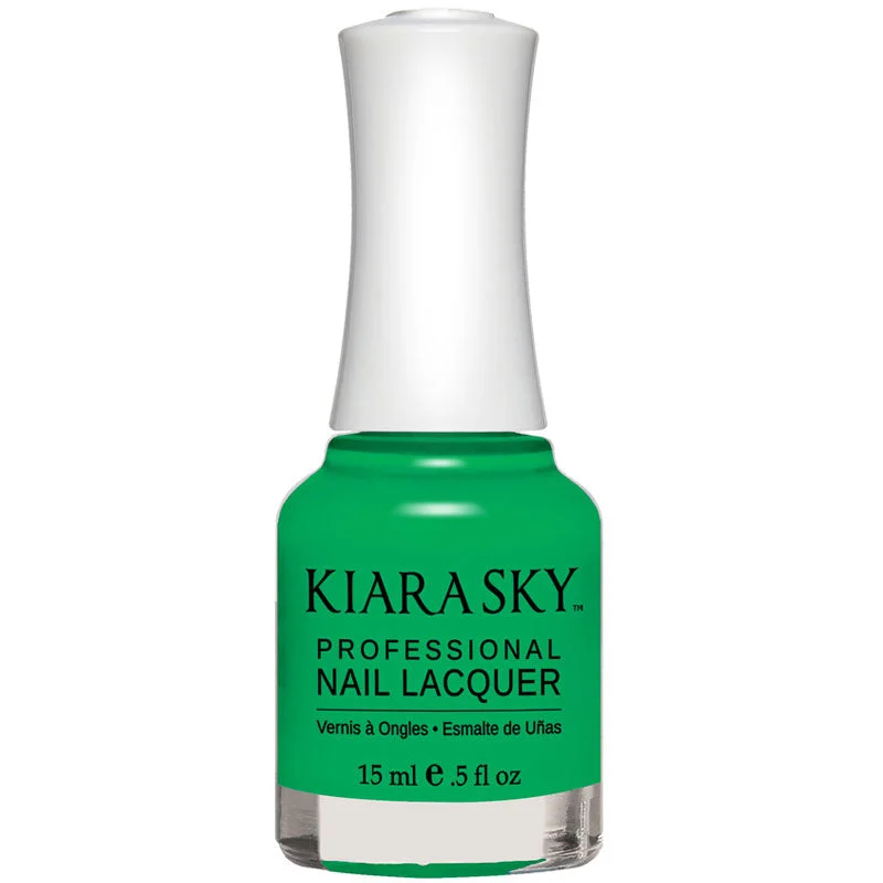 nail polish rich stain-GREEN WITH ENVY