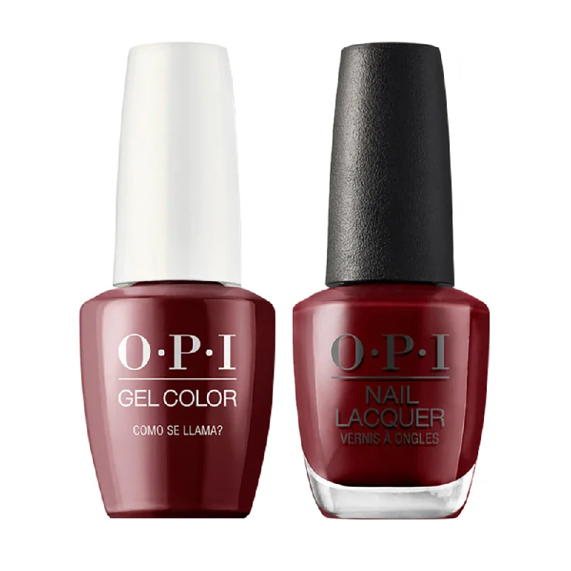 nail polish flat mop-OPI Gel Nail Polish Duo - P40 Como Se Llama?