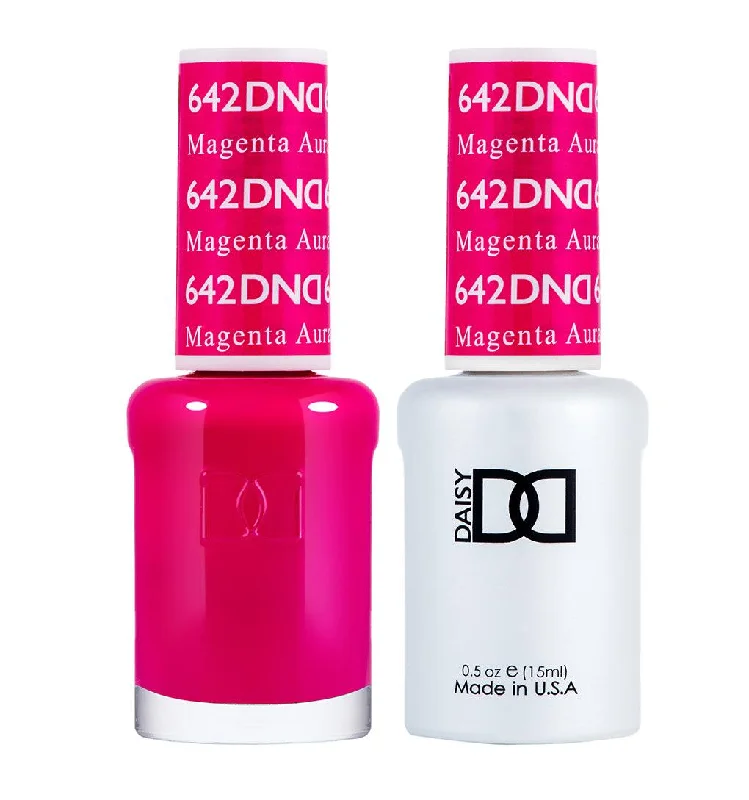 nail polish wet mop-Dnd Gel 642 Magenta Aura