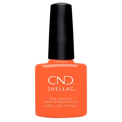 nail repair with breakfast enthusiasts-CND SHELLAC- B-Day Candle GEL POLISH