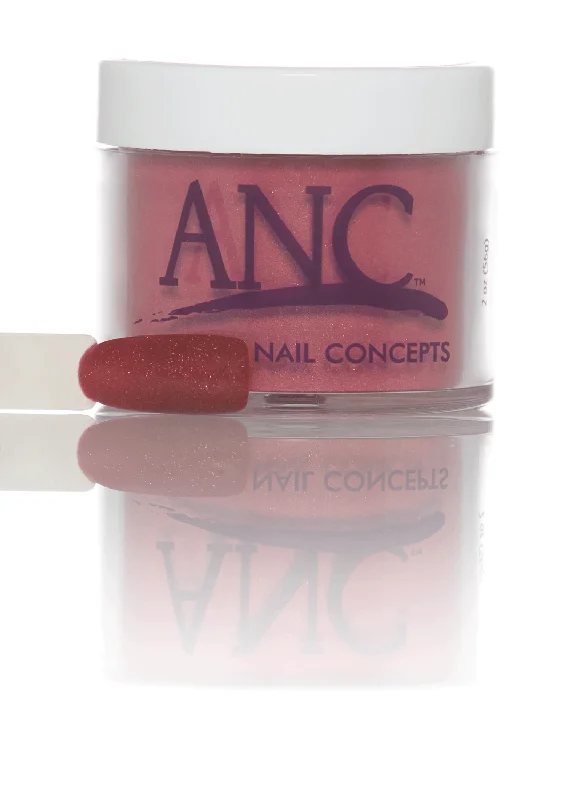 nail polish waving banner-ANC Dip Powder 058 METALLIC DARK RED