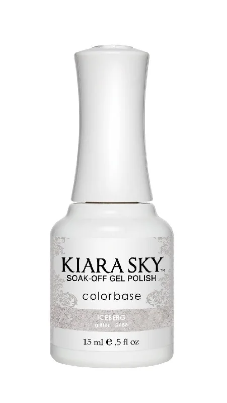 nail polish damp sponge-Kiara Sky Gel Color 488 Iceberg