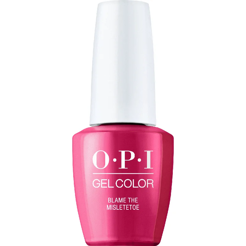 nail polish neat hedge-OPI Gel Color HP Q10 BLAME THE MISTLETOE