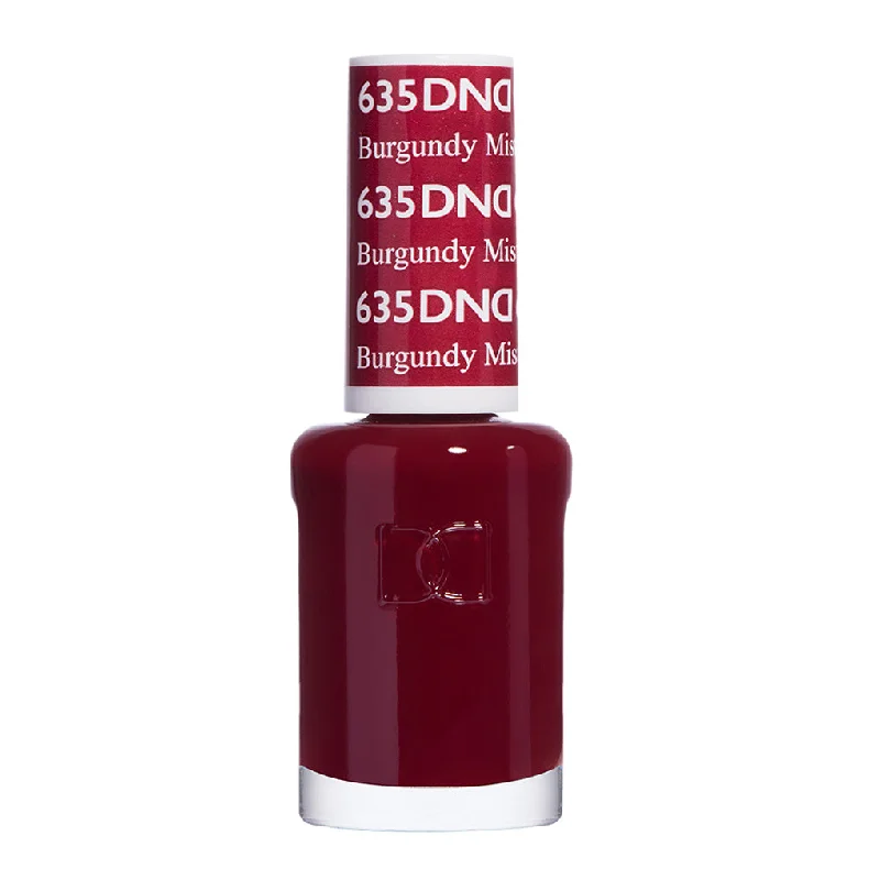 nail polish coarse grind-DND Nail Lacquer - 635 Burgundy Mist