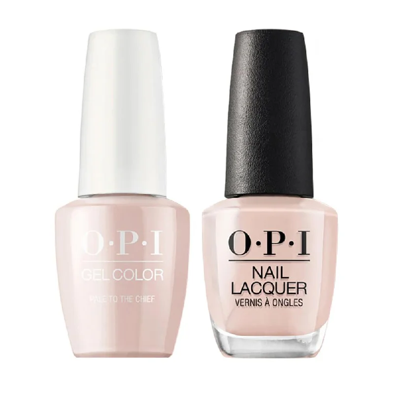 nail polish clean rinse-OPI Gel Nail Polish Duo - W57 Pale to the Chief