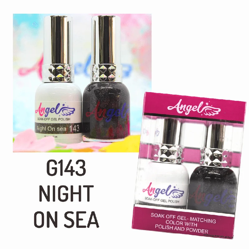 nail polish swift brook-Angel Gel Duo G143 NIGHT ON SEA