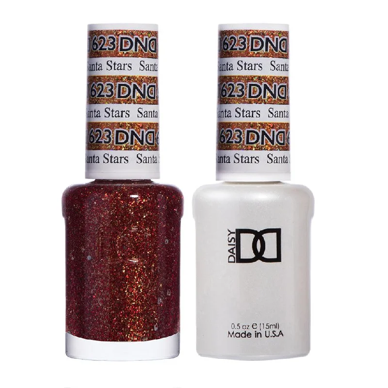 nail polish fast drill-Dnd Gel 623 Santa Stars