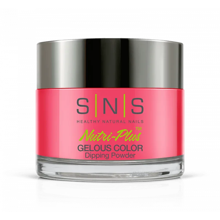 nail polish frosty frost-SNS Dip Powder 140 Electric Pink