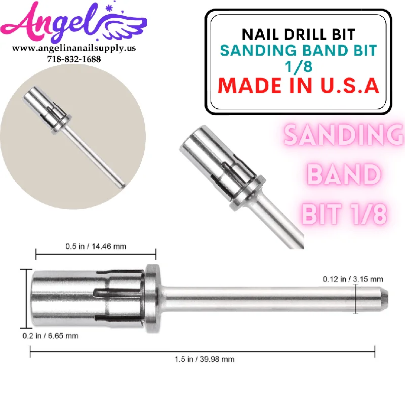 nail polish late dusk-Nail Drill Bit - Sanding Band Bit 1/8