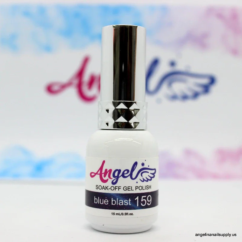 nail polish thin glass-Angel Gel Cateyes 159 blue blast