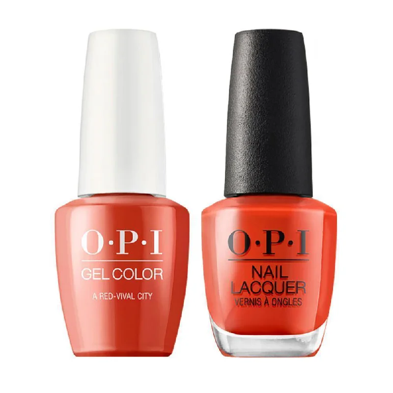 nail polish hidden aquifer-OPI Gel Nail Polish Duo - L22 A Red-vival City