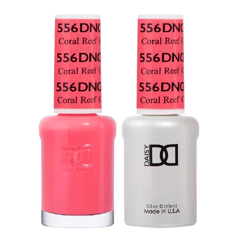 nail polish crisp leaf-Dnd Gel 556 Coral Reef