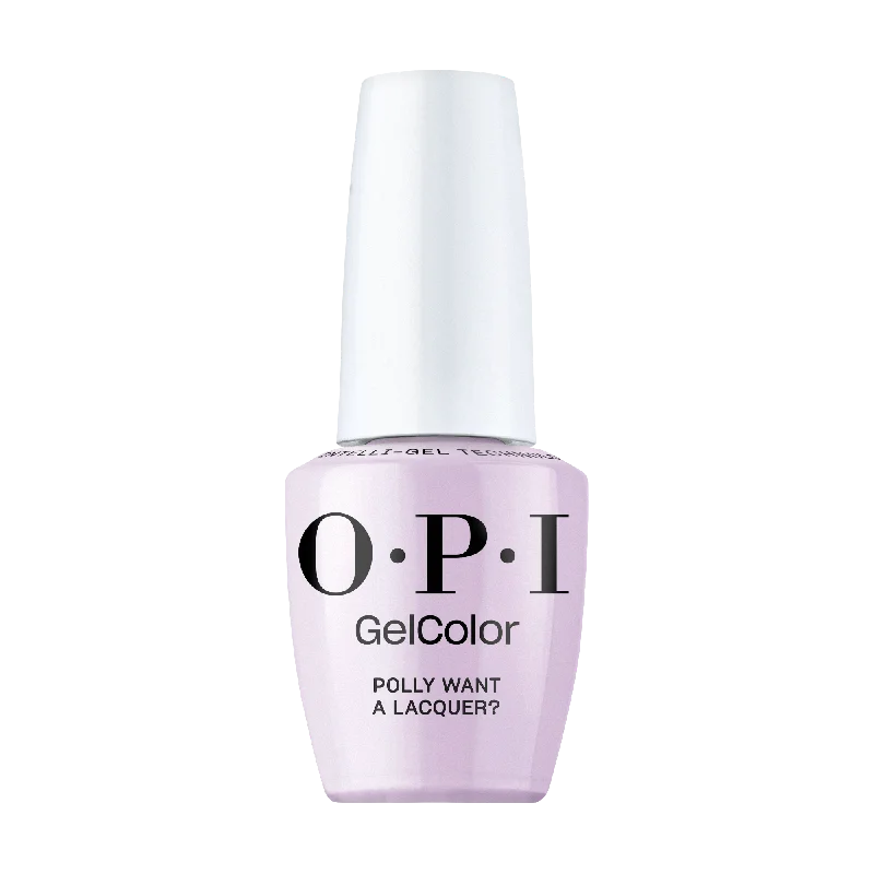 nail polish long trough-OPI Gel Color GCT F83 Polly Want a Lacquer?