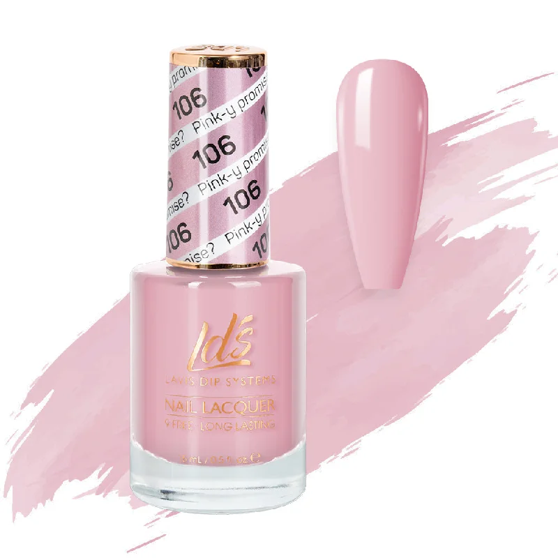 nail polish dusty attic-LDS Nail Lacquer - 106 Pink-Y Promise?