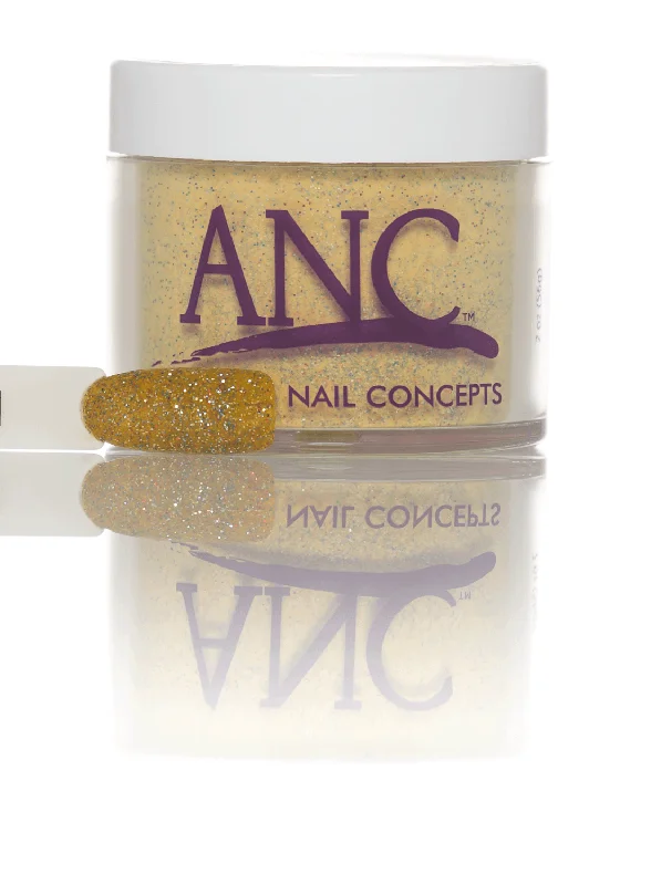 nail polish blue lagoon-ANC Dip Powder 121 SPARKLING YELLOW