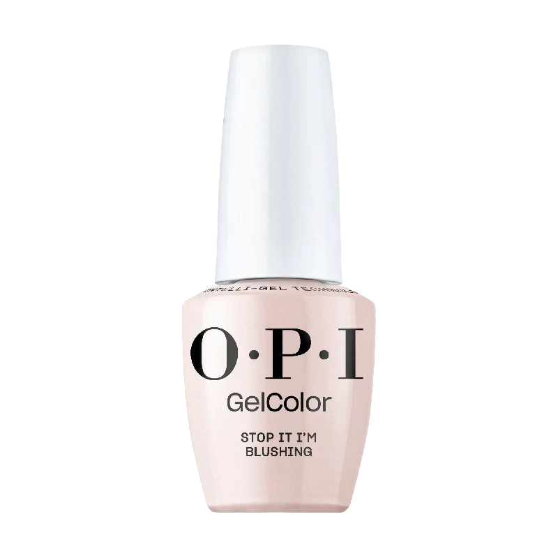 nail polish steady rain-OPI Gel Color GCT T74 Stop It I'm Blushing