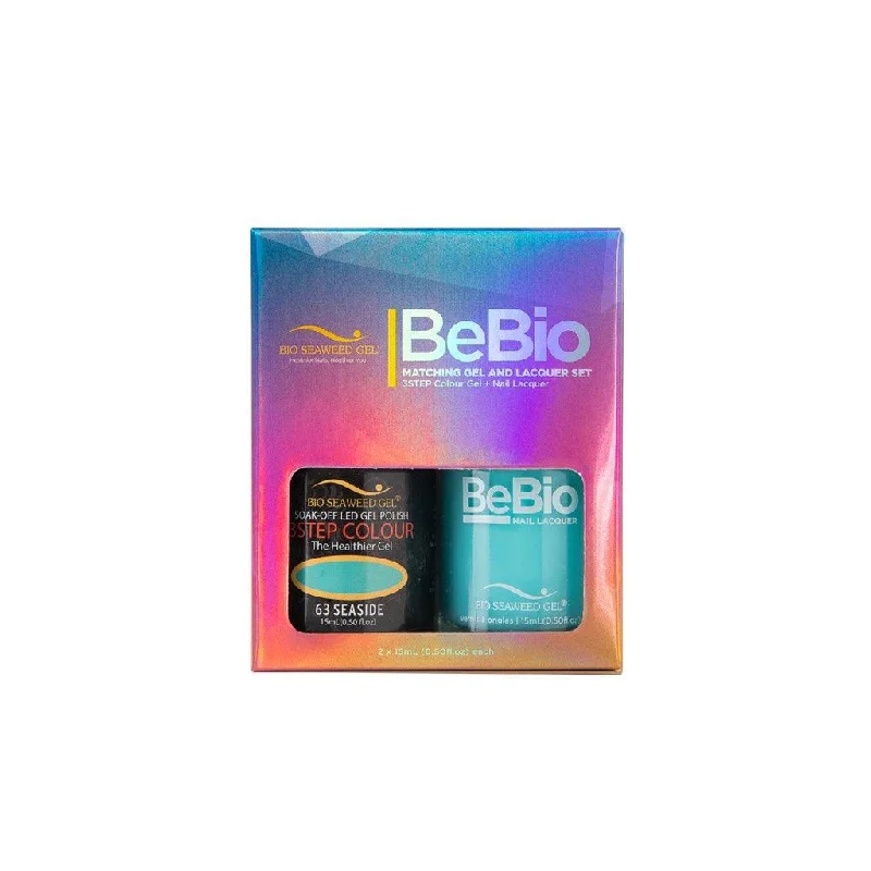 nail polish thick bolt-BE BIO GEL DOU 63 SEASIDE