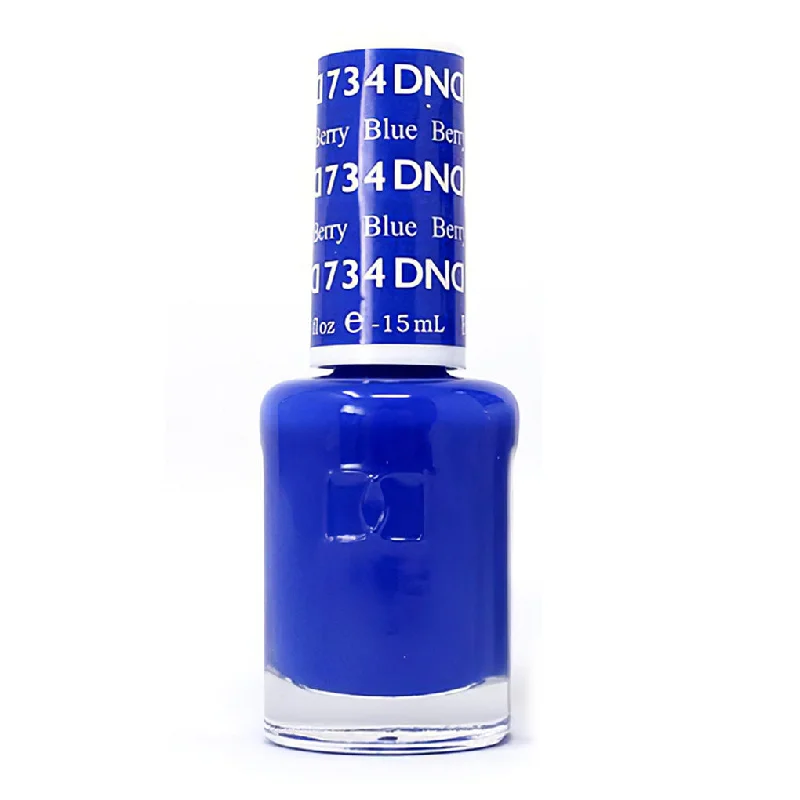 nail polish rich stain-DND Nail Lacquer - 734 Berry Blue