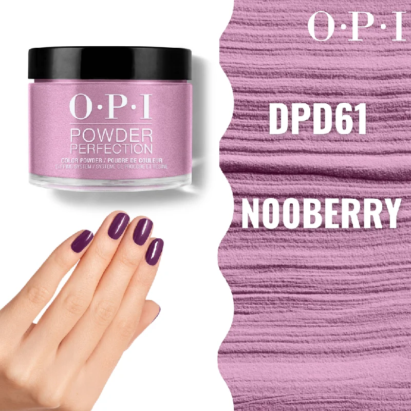 nail polish faint light-OPI Dip Powder DP D61 N00BERRY