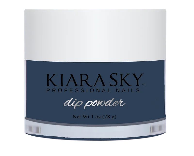 nail repair for night shift workers-Kiara Sky Dip Powder - D572 MIDNIGHT IN PARIS 1OZ