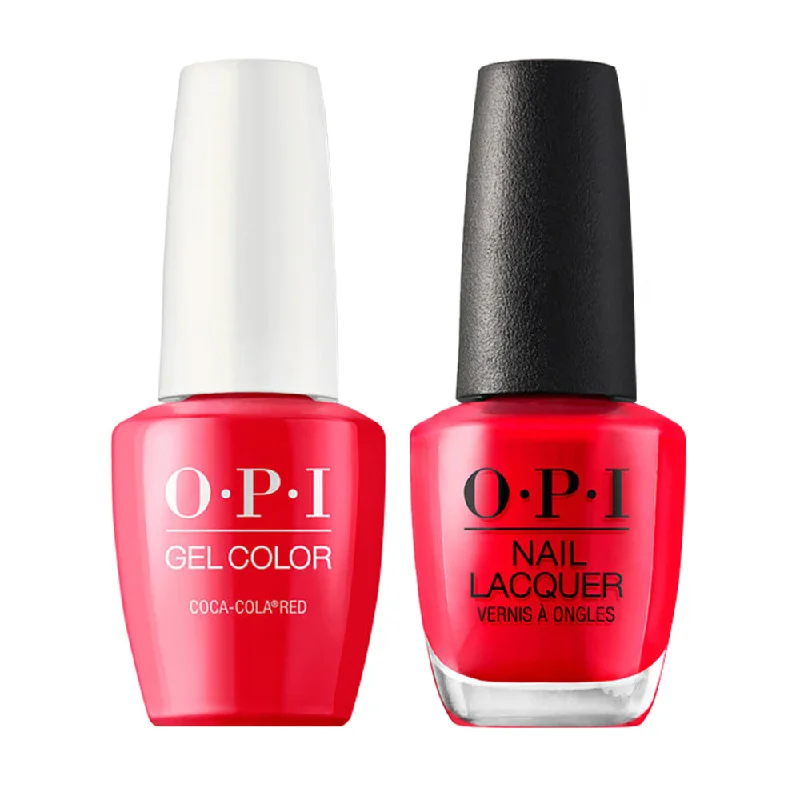 nail polish hard chisel-OPI Gel Nail Polish Duo - C13 Coca-Cola® Red