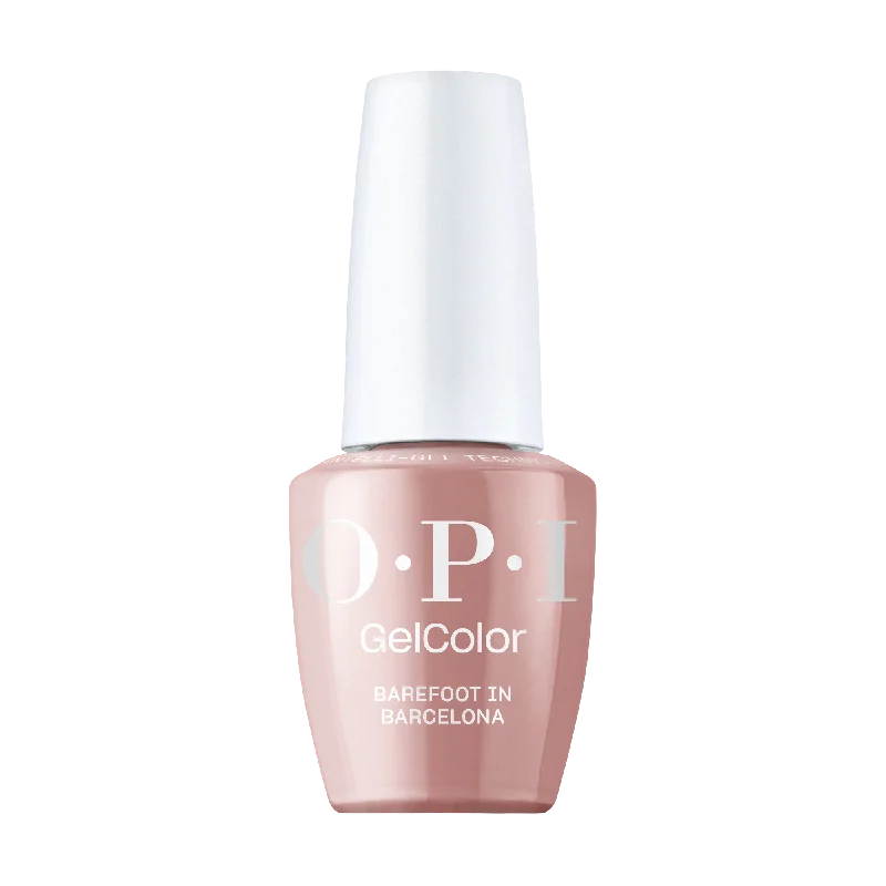 nail polish round basin-OPI Gel Color GCT E41 Barefoot in Barcelona