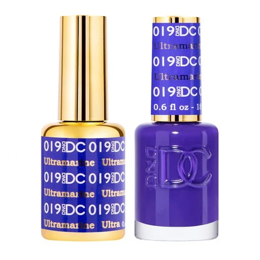 nail repair with hibiscus extract-DND - DC Duo - 019 - Ultra marine