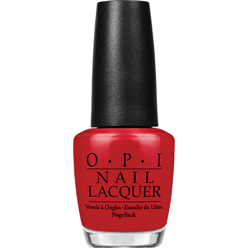 nail polish wet dew-OPI Lacquer - Red Hot Rio A70