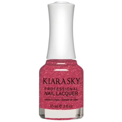 nail polish faint ripple-Kiara Sky All in one Nail Lacquer - Frosted Wine  0.5 oz - #N5029