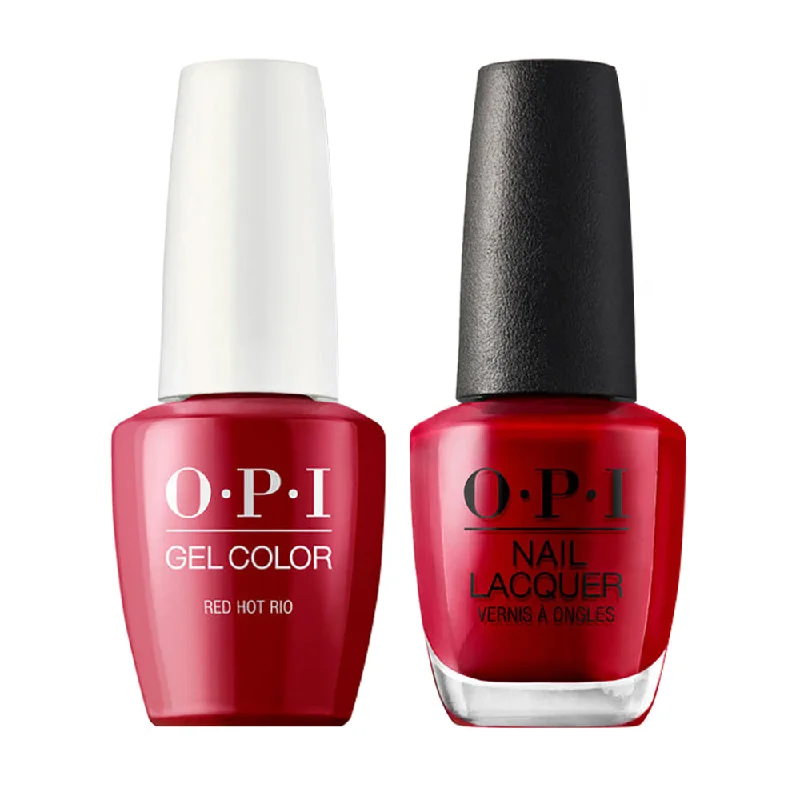 nail polish stone patio-OPI Gel Nail Polish Duo - A70 Red Hot Rio