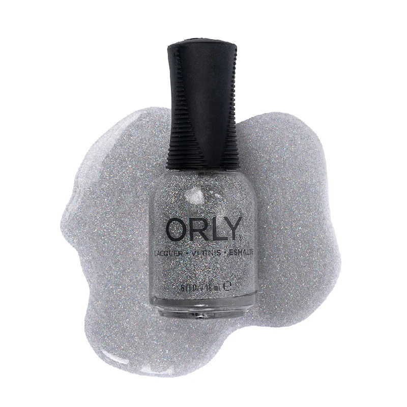 nail polish old rag-ORLY Prisma Gloss Silver Nail Polish 18ml