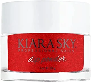 nail repair with antioxidants-Kiara Sky Dip Powder - D456 DIABLO 1OZ