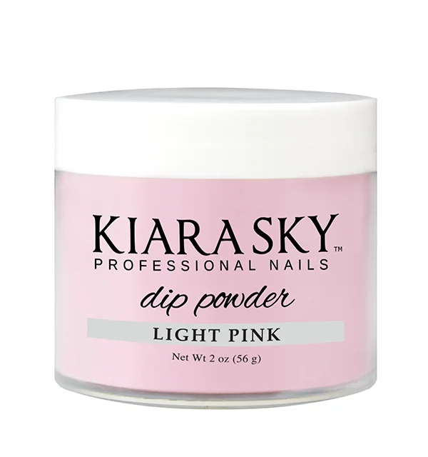 nail repair with tangerine extract-Kiara Sky Dip Powder - LIGHT PINK 2OZ