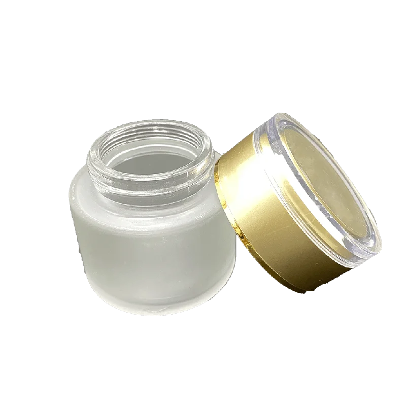 nail polish curved arch-Liquid Jar Glass Gold Cap