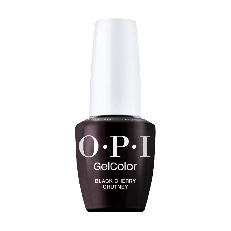 nail polish shooting geyser-OPI Gel Color GCT I43 Black Cherry Chutney