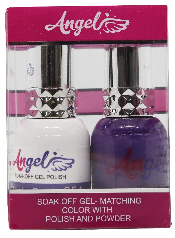 nail polish long log-Angel Gel Duo G054 MONTER PURPLE