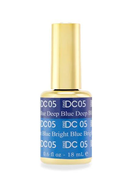 nail polish black soot-DC Mood Change 05 BLUE DEEP BRIGHT BLUE