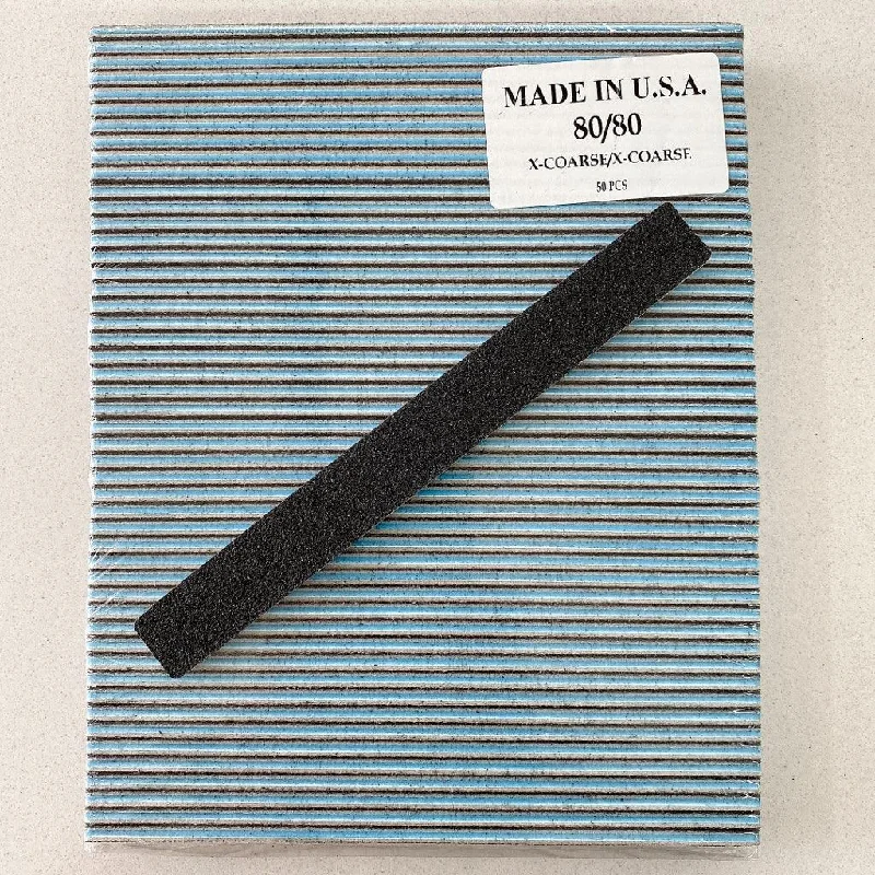 nail polish swift brook-Nail File - 80/80 Blue Square-end