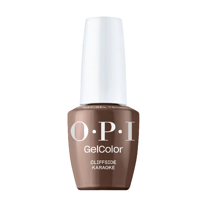 nail polish split prism-OPI Gel Color GCT N80 Cliffside Karaoke