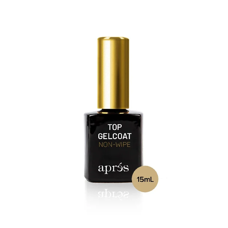 nail polish clear reflection-Aprés Non-Wipe Glossy Top Gelcoat