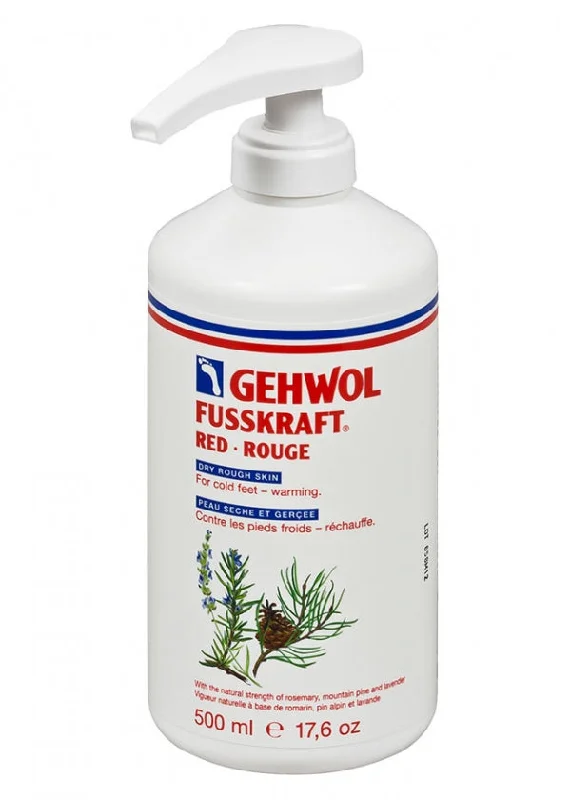 nail repair with xanthina extract-Gehwol Fusskraft RED DRY ROUGH SKIN 500 ML