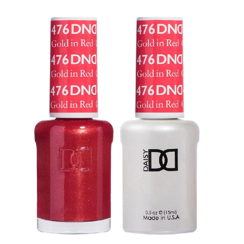 nail polish braced truss-Dnd Gel 476 Gold In Red