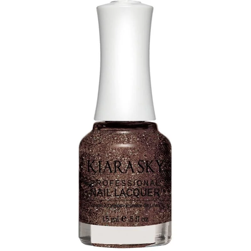 nail polish deep well-Kiara Sky Nail lacquer - Chocolate Glaze 0.5 oz - #N467