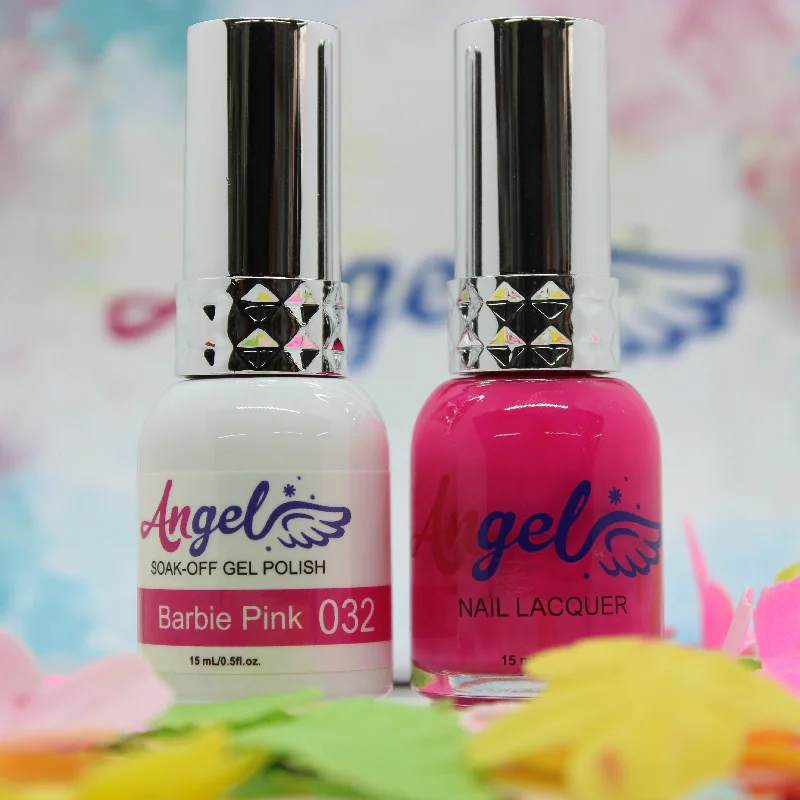 nail polish bright lantern-Angel Gel Duo G032 BARBIE PINK