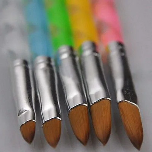 5Pcs Acrylic 3D Painting Drawing UV Gel DIY Brush Pen Set 0557