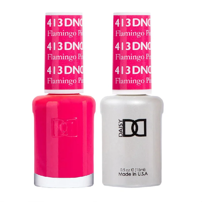 nail polish high fountain-Dnd Gel 413 Flamingo Pink