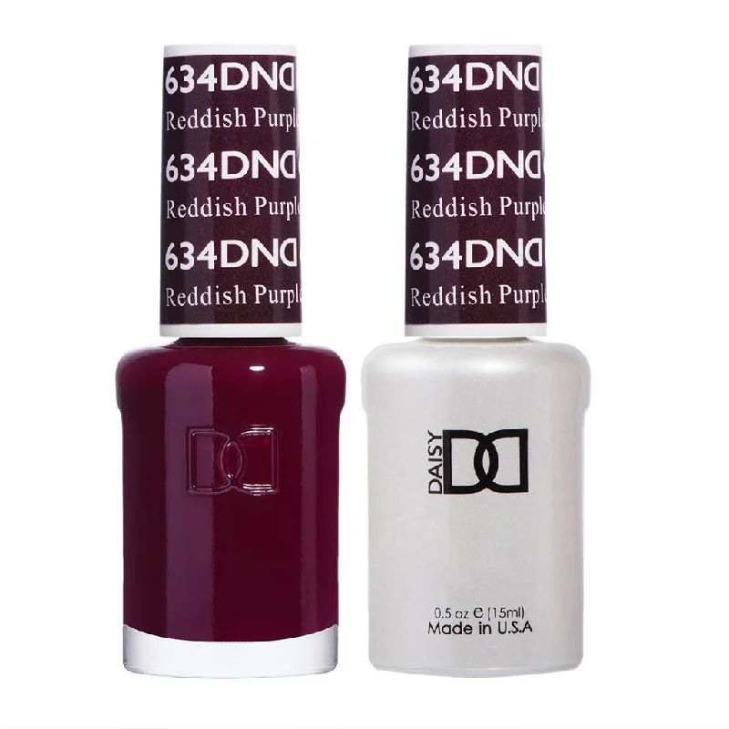 nail polish rough grind-Dnd Gel 634 Reddish Purple