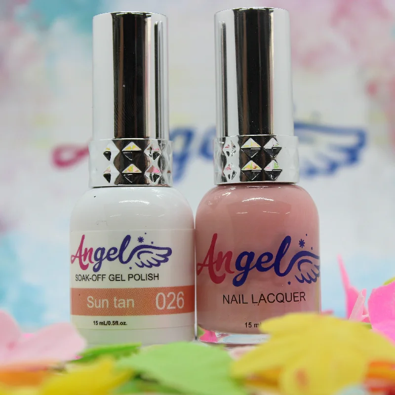 nail polish soft light-Angel Gel Duo G026 SUN TAN