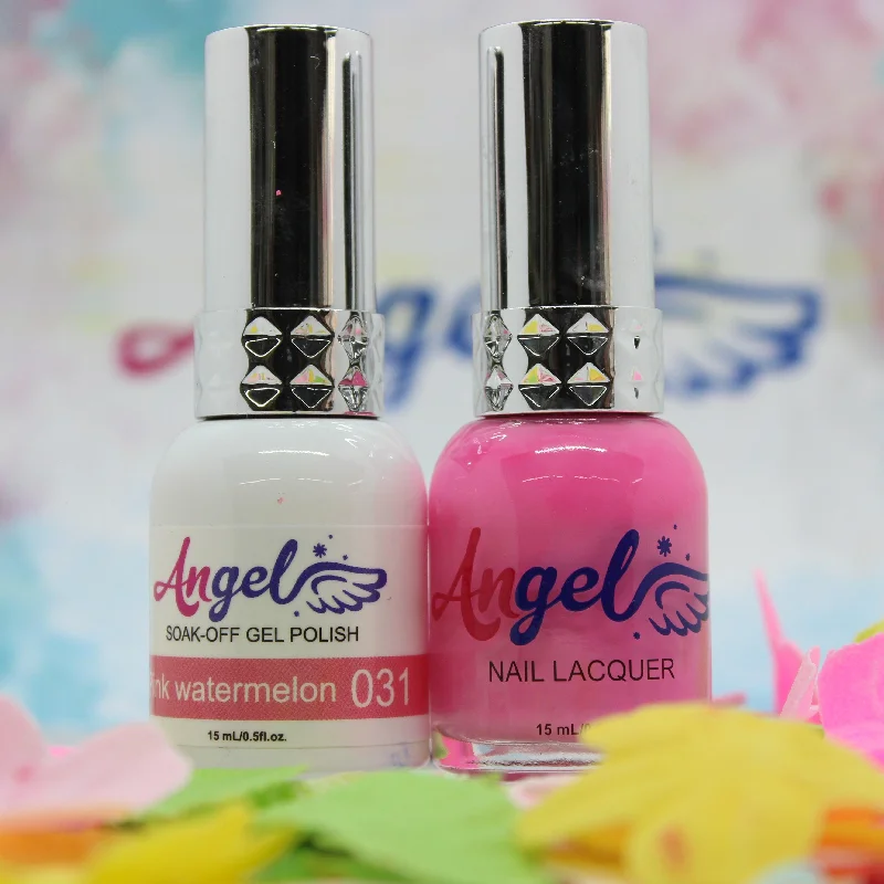 nail polish small candle-Angel Gel Duo G031 PINK WATERMELON